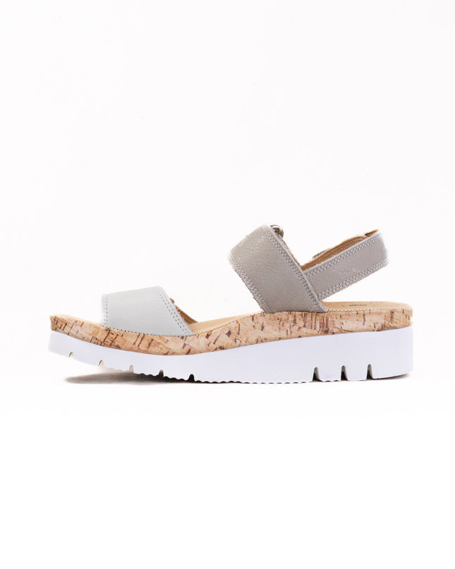 Samuel Hubbard Portola Two Strap Sandal (Women's) - White Leather