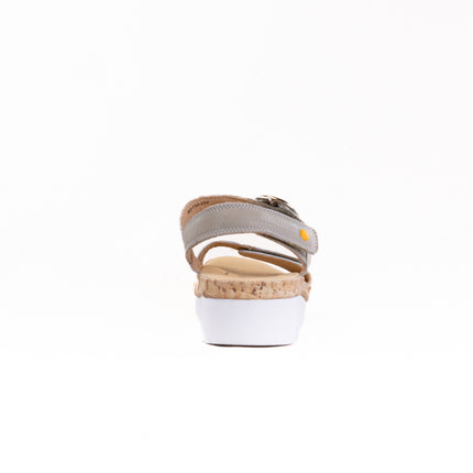 Samuel Hubbard Portola Two Strap Sandal (Women's) - White Leather