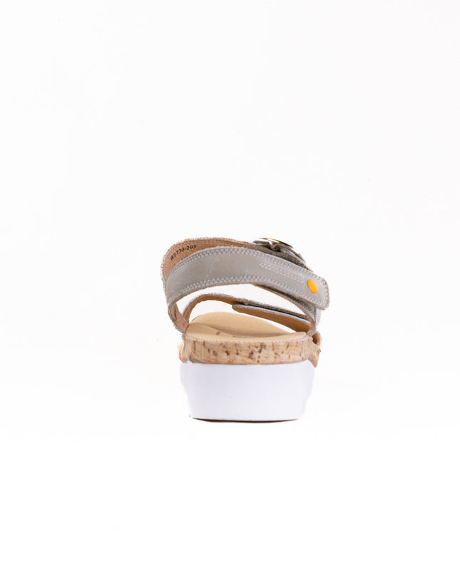 Samuel Hubbard Portola Two Strap Sandal (Women's) - White Leather