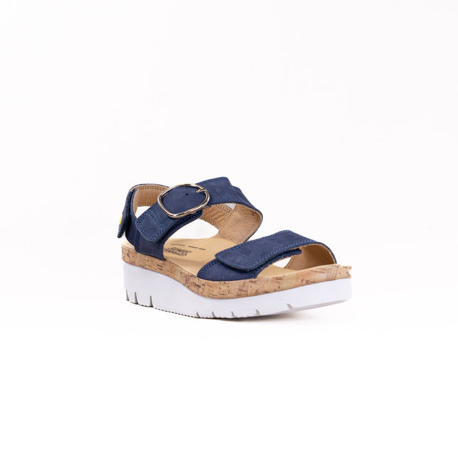 Samuel Hubbard Portola Two Strap Sandal (Women's) - Blue Nubuck