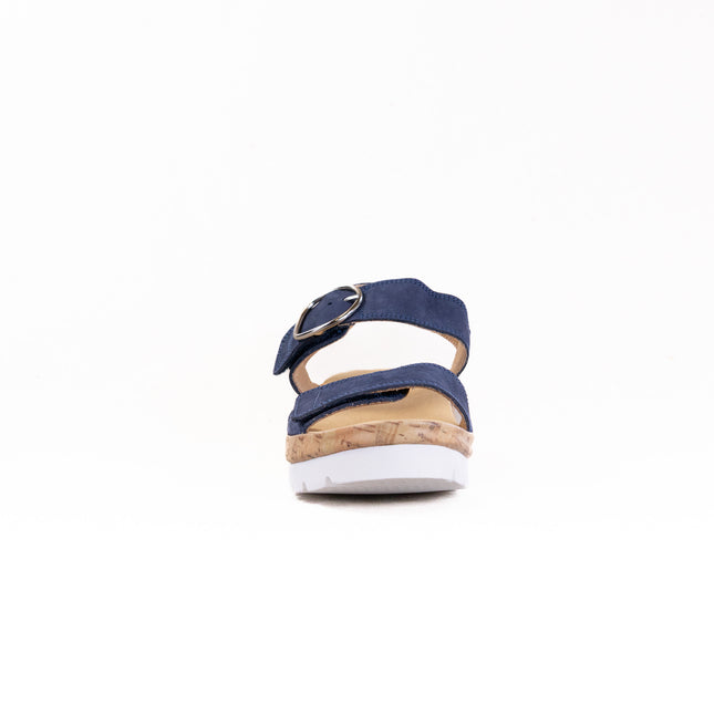 Samuel Hubbard Portola Two Strap Sandal (Women's) - Blue Nubuck