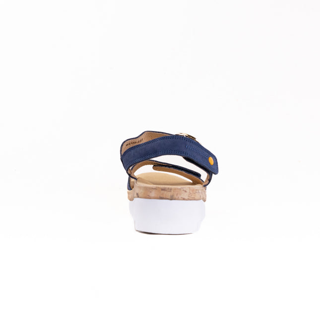 Samuel Hubbard Portola Two Strap Sandal (Women's) - Blue Nubuck
