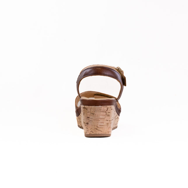 Samuel Hubbard Portola Two Trap Wedge Sandal (Women's) - Cognac Leather
