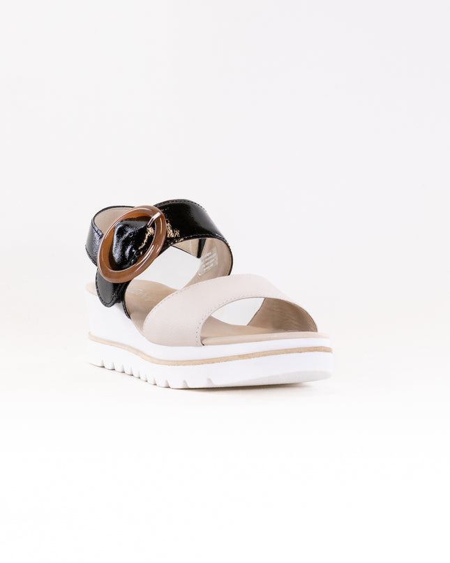 Gabor 64.645 Sandal (Women's) - Creme/Schwarz