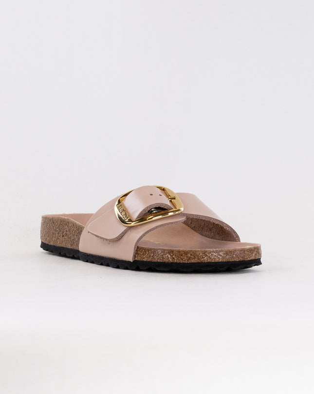 Birkenstock Madrid Big Buckle (Women's) - High Shine New Beige