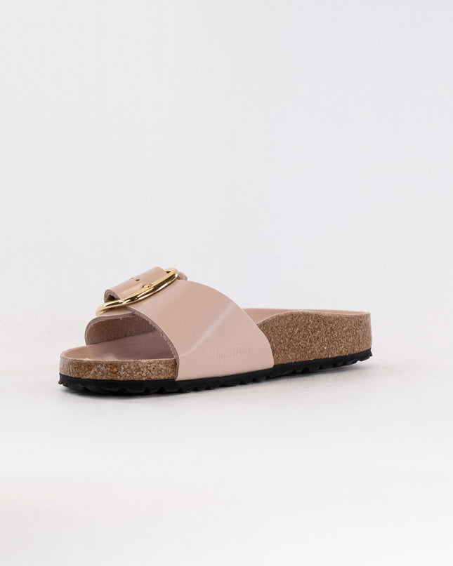 Birkenstock Madrid Big Buckle (Women's) - High Shine New Beige