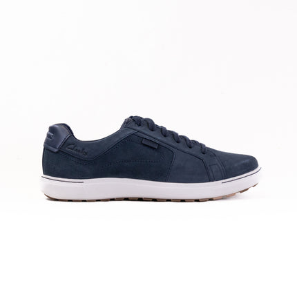 Clarks Mapstone Lace (Men's) - Navy Nubuck