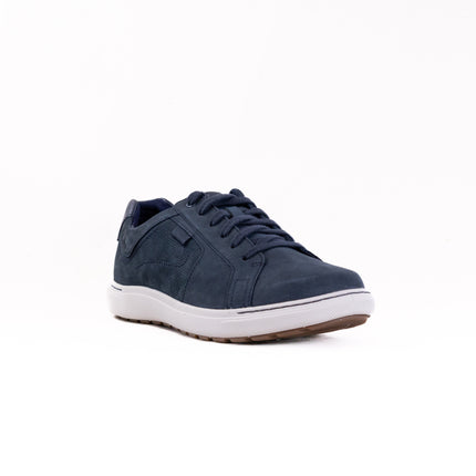 Clarks Mapstone Lace (Men's) - Navy Nubuck