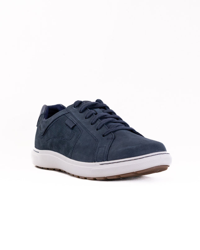 Clarks Mapstone Lace (Men's) - Navy Nubuck