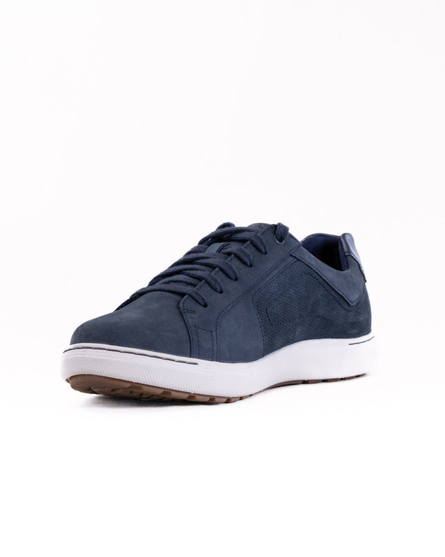 Clarks Mapstone Lace (Men's) - Navy Nubuck