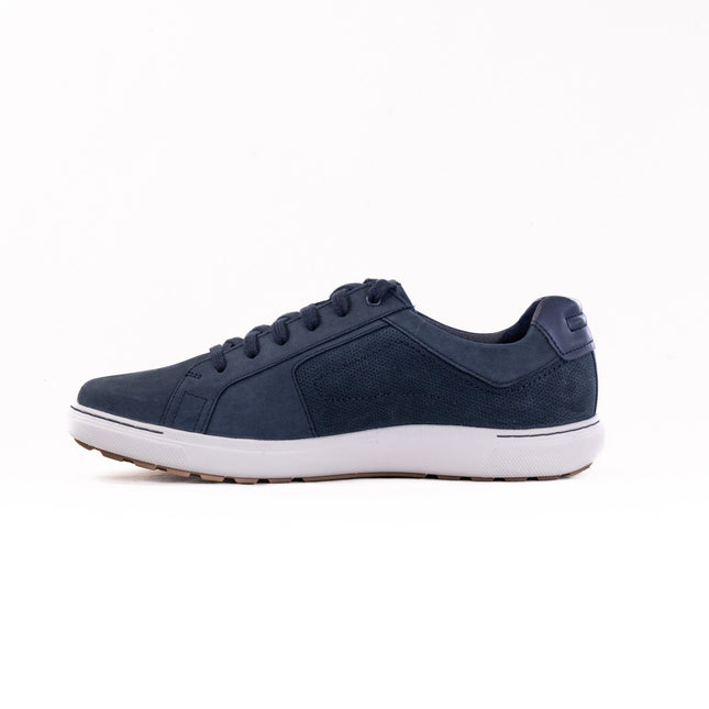 Clarks Mapstone Lace (Men's) - Navy Nubuck