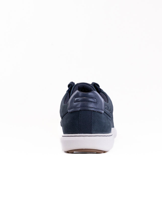 Clarks Mapstone Lace (Men's) - Navy Nubuck