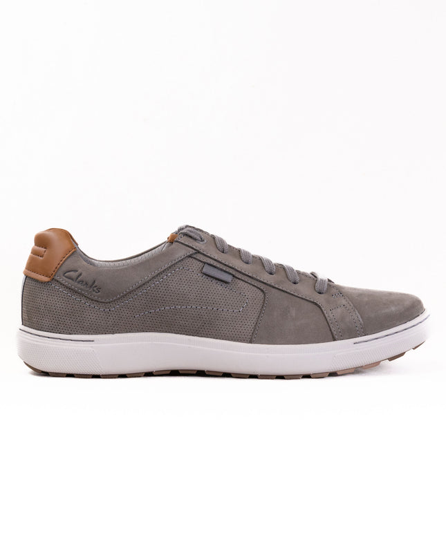 Clarks Mapstone Lace (Men's) - Grey Nubuck