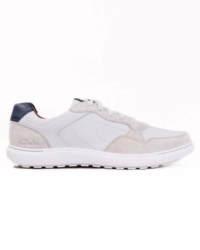 Clarks Mapstone Sport (Men's) -White Combi