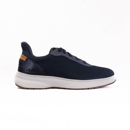 Clarks Mullan Go (Men's) - Navy Knit