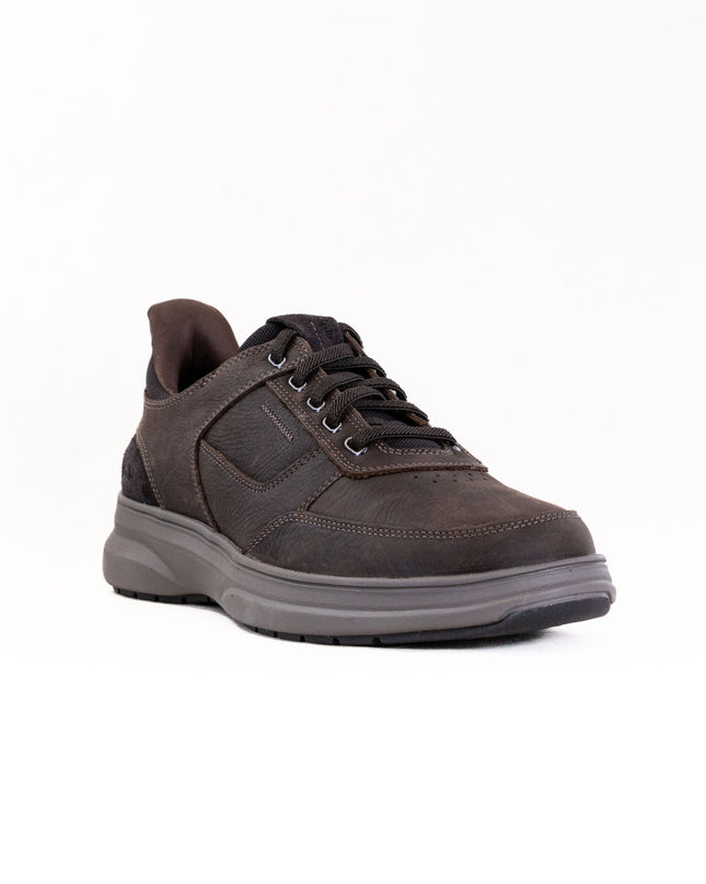 Clarks Mullan Easy (Men's) - Dark Brown Leather