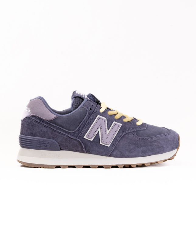 New Balance 574 (Women's) - Neptune Grey/Truffle Salt