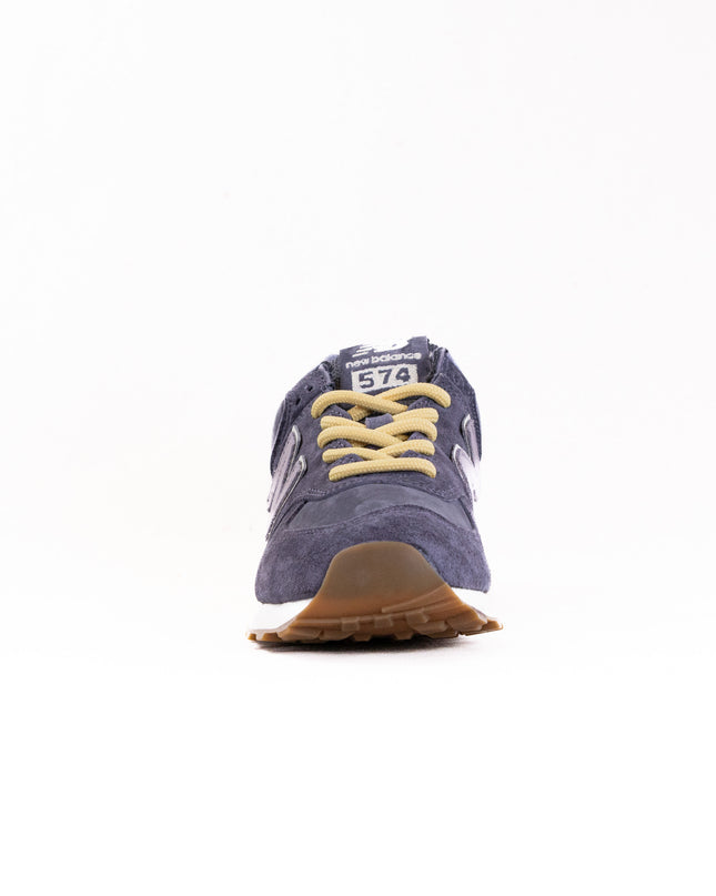 New Balance 574 (Women's) - Neptune Grey/Truffle Salt
