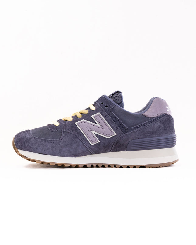 New Balance 574 (Women's) - Neptune Grey/Truffle Salt