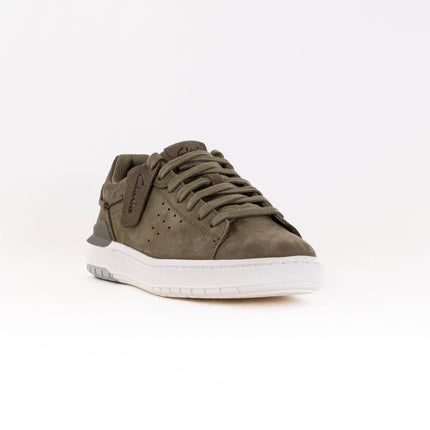 Clarks Courtlite 2 Run (Men's) - Olive Nubuck