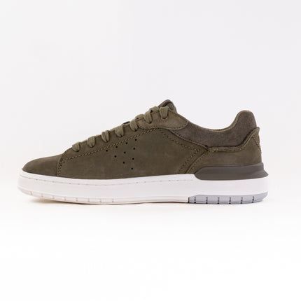 Clarks Courtlite 2 Run (Men's) - Olive Nubuck