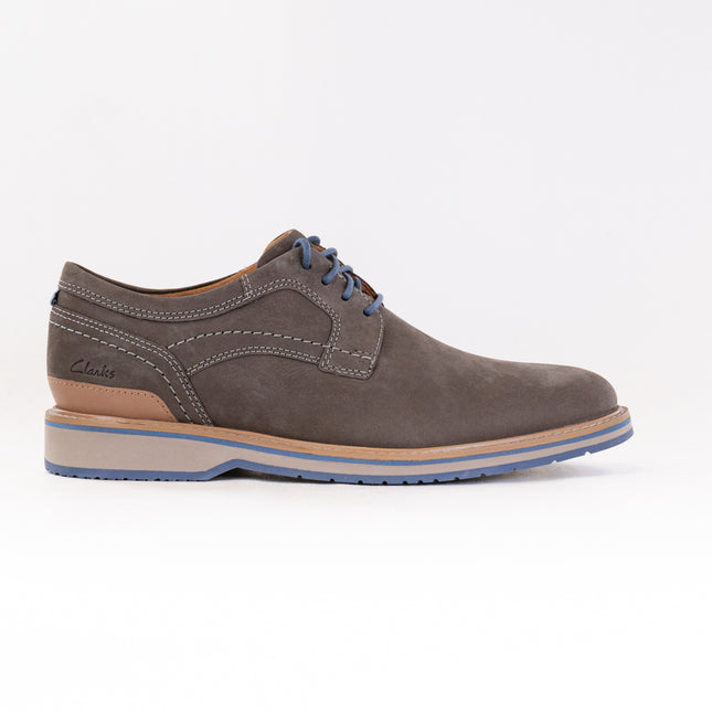 Clarks Monahan Plain Toe (Men's) - Grey Nubuck