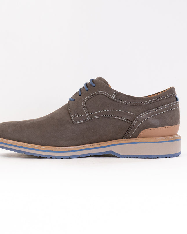 Clarks Monahan Plain Toe (Men's) - Grey Nubuck