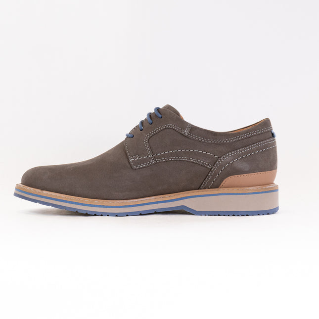 Clarks Monahan Plain Toe (Men's) - Grey Nubuck