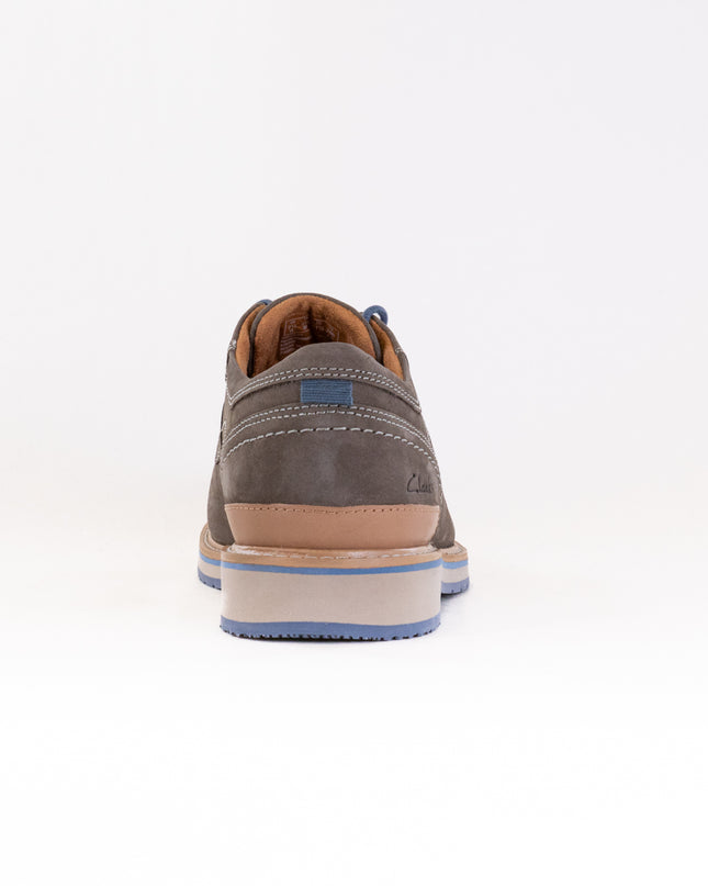 Clarks Monahan Plain Toe (Men's) - Grey Nubuck