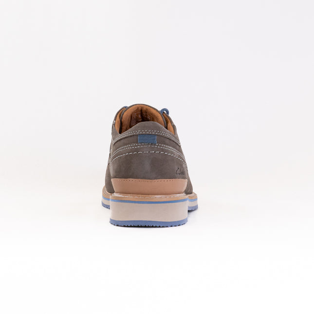 Clarks Monahan Plain Toe (Men's) - Grey Nubuck