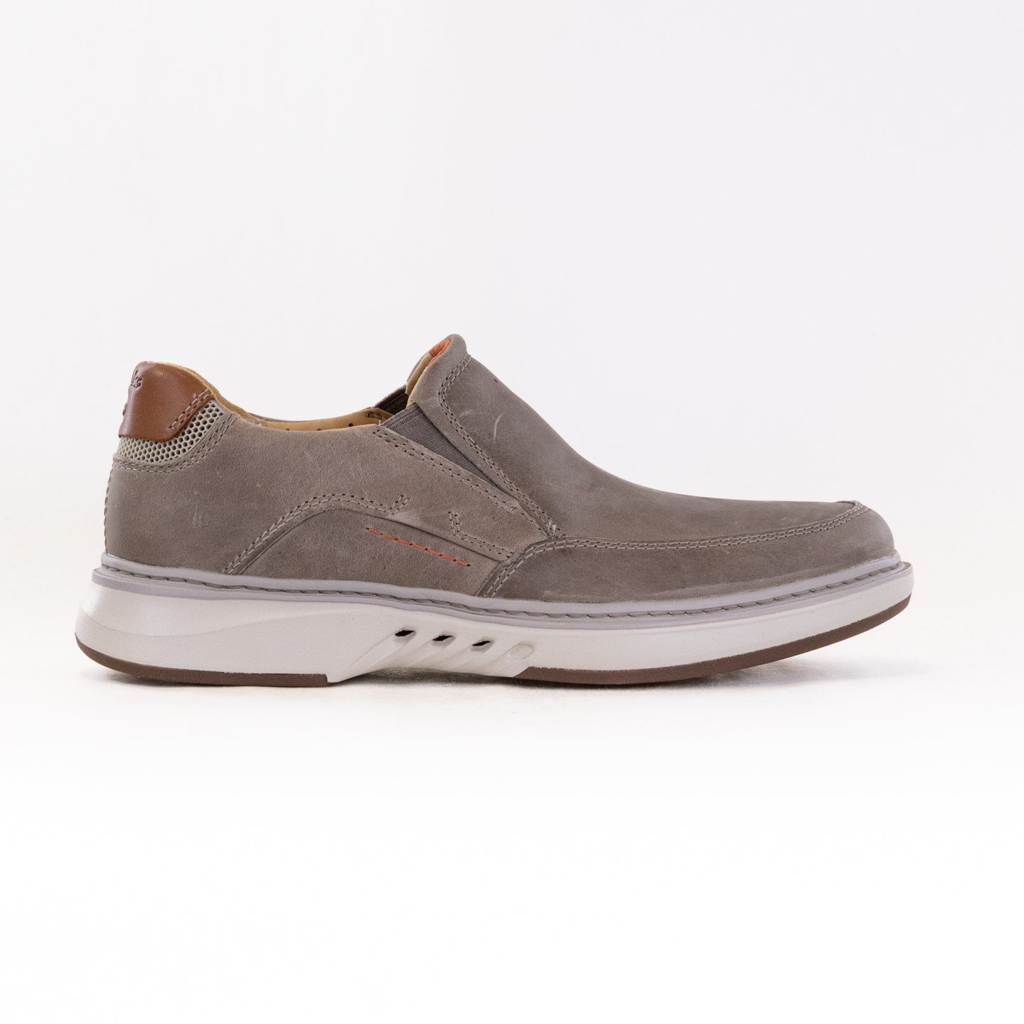 Clarks Un Hugh Stap, Bruin leder, 12 US Wide Clarks Un Hugh Stap, Bruin leder, 12 US Wide