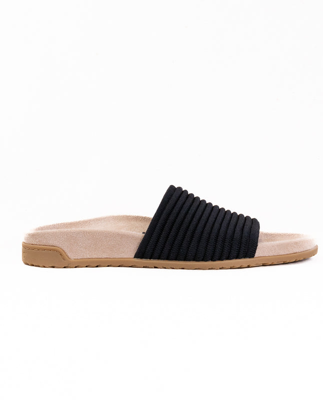 Vionic Evie Knit Slide Sandal (Women's) - Black