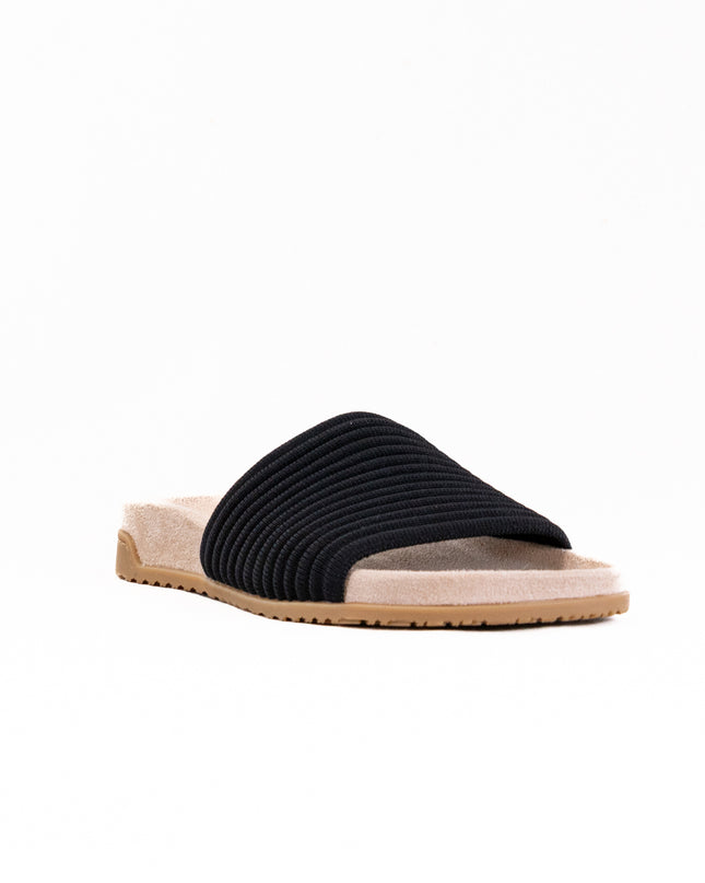 Vionic Evie Knit Slide Sandal (Women's) - Black