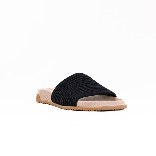 Vionic Evie Knit Slide Sandal (Women's) - Black