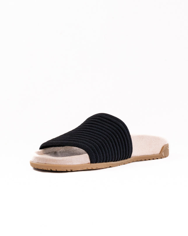 Vionic Evie Knit Slide Sandal (Women's) - Black