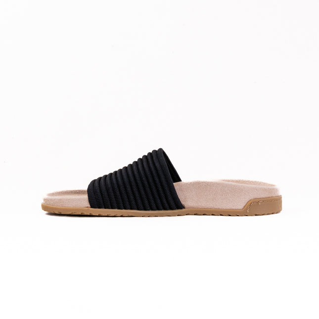 Vionic Evie Knit Slide Sandal (Women's) - Black
