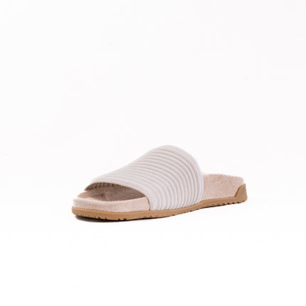 Vionic Evie Knit Slide Sandal (Women's) - Cream