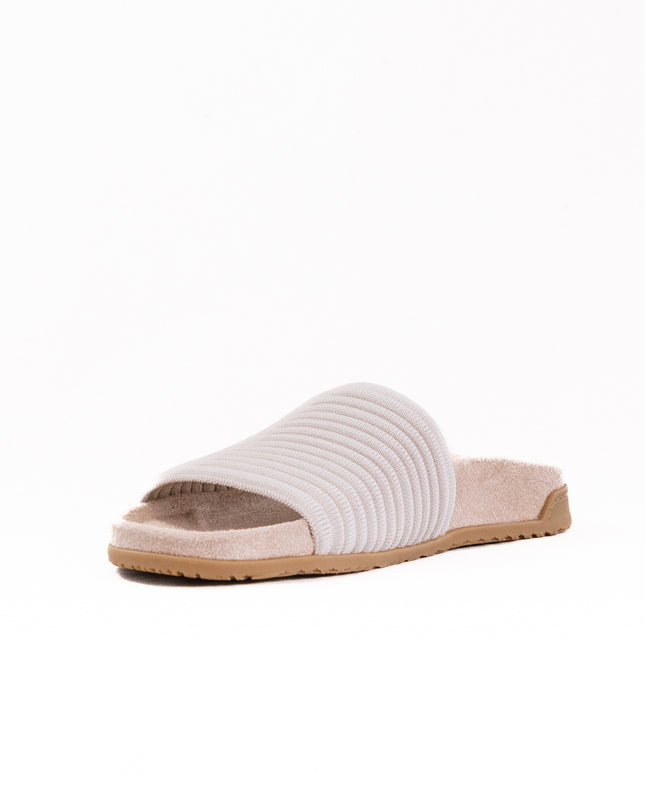 Vionic Evie Knit Slide Sandal (Women's) - Cream