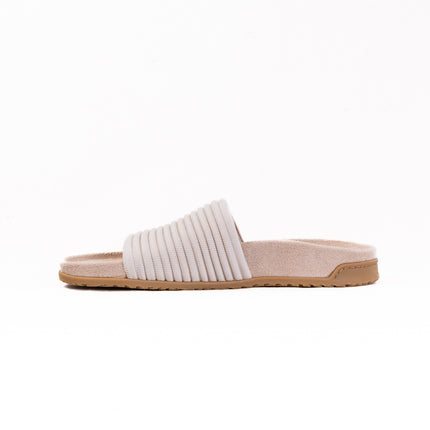 Vionic Evie Knit Slide Sandal (Women's) - Cream