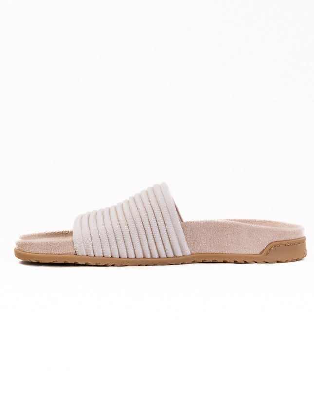 Vionic Evie Knit Slide Sandal (Women's) - Cream