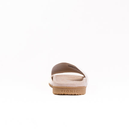 Vionic Evie Knit Slide Sandal (Women's) - Cream