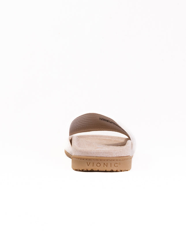 Vionic Evie Knit Slide Sandal (Women's) - Cream