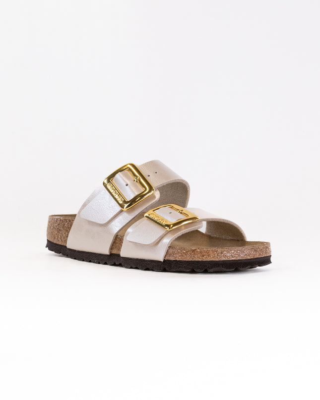 Birkenstock Limted Edition Sydney Luxe Buckle (Women's) - Graceful Pearl White