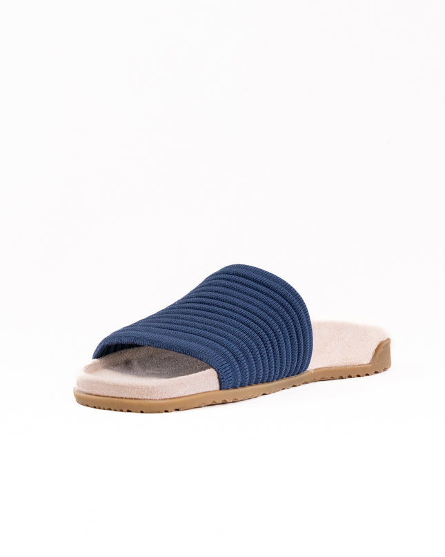 Vionic Evie Knit Slide Sandal (Women's) - Dark Denim