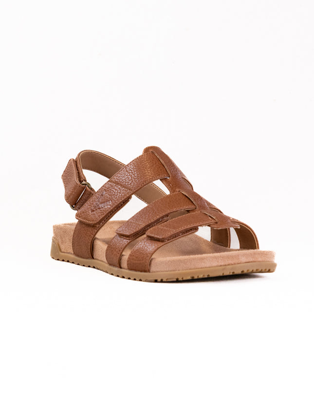 Vionic Eureka Strappy Sandal (Women's) - Tan Leather