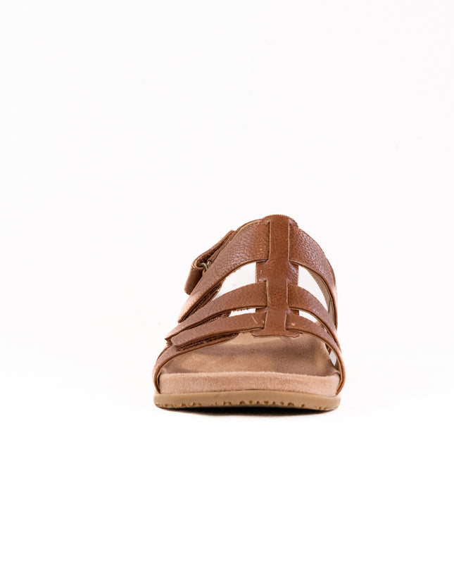 Vionic Eureka Strappy Sandal (Women's) - Tan Leather