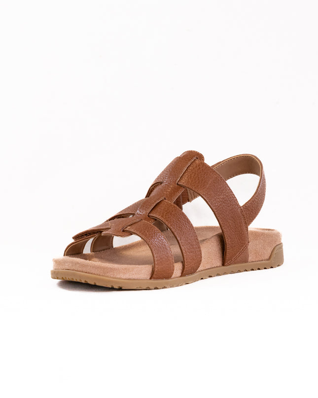 Vionic Eureka Strappy Sandal (Women's) - Tan Leather