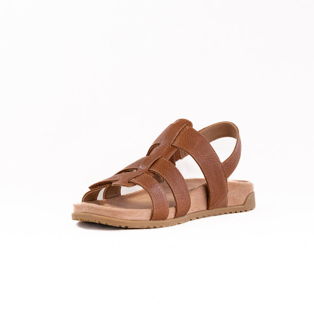 Vionic Eureka Strappy Sandal (Women's) - Tan Leather