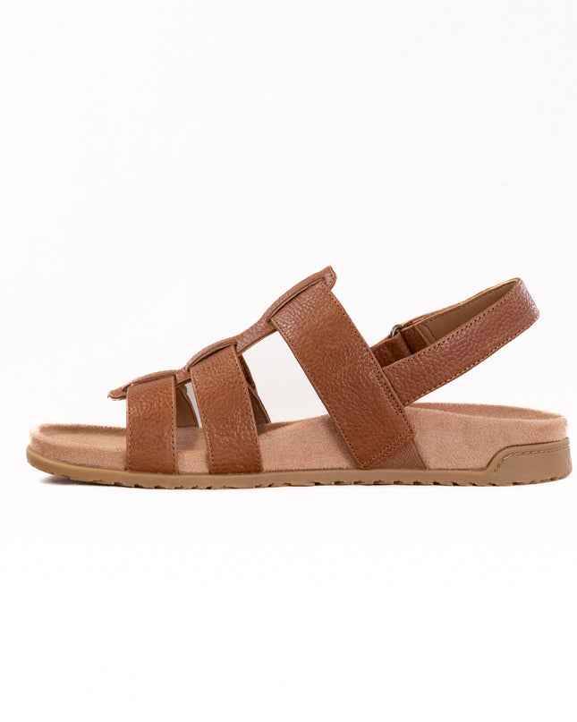 Vionic Eureka Strappy Sandal (Women's) - Tan Leather