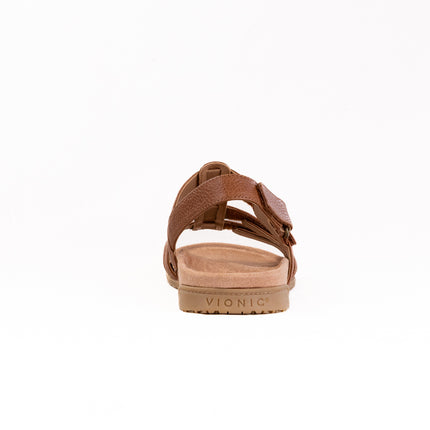 Vionic Eureka Strappy Sandal (Women's) - Tan Leather